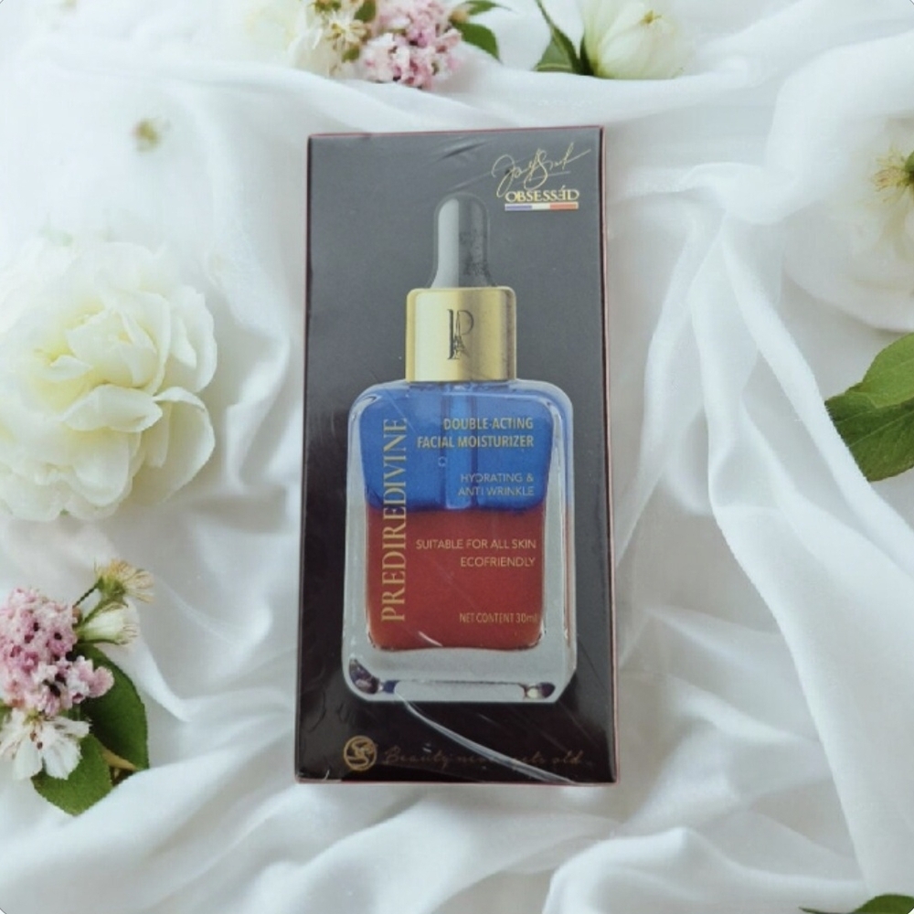 Predire Divine Double Acting Facial Moisturizer - Blue and Red